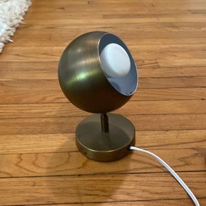 Adorable bedside wall sconces, bronze.